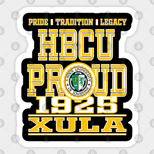 Xavier 1925 University Apparel Sticker by HBCU Classic Apparel Co